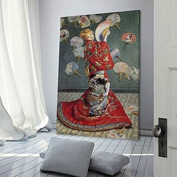 輸入雑貨　クロード・モネ作　『ラ・ジャポネーズ』　天然水晶石　クリスタルアート 輸入雑貨クロード・モネ作『ラ・ジャポネーズ』天然水晶石